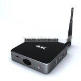 New Design With Metal Shell Quad Core Cortex A17 2GB/16GB BT4.0 2.4GHz/5.0GHz Wifi Full HD 4K Player Android tv Box Rk3288