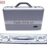 Fashion Best Quality Aluminum Briefcase,carrying Hard Suitcase With Handle and Adjustable Shoulder Belt