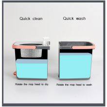 Microfiber Spin Mop With Double Buckets 360 Spinning Magic Quick Dry Mop thumbnail-5