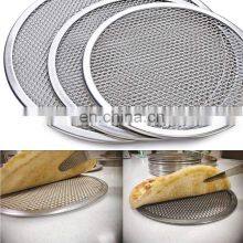 6-22Inch Round Pizza Pan Aluminum Mesh Pizza Screen thumbnail-5