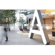 Hot Selling Good Quality Classic Design Lobby Office Wall Stainless Steel Letters Signs Signage thumbnail-2