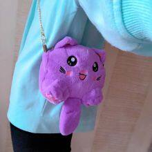 019Children's Crossbody Bag Cute Animal Plush Bag thumbnail-3
