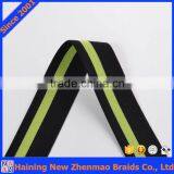 Strong Green Color Striped Elastic Woven Strap China Supplier