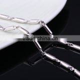 Good Selling Fashion Jewelry High Quality Rhodium Plated Chain Necklace thumbnail-3