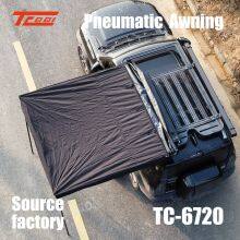 Car Side Pneumatic Awning, SUV Car Canopy Tent, Outdoor Camping, Aluminum Alloy Oxford Cloth, Rain Proof Sunshade thumbnail-2
