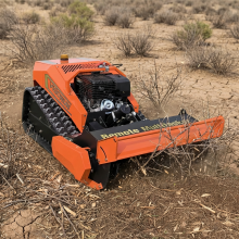 Vigorun Tech MTSK800 Gas 4-Stroke Industrial Self Propelled Remote Control Flail Mower With 420cc Engine Long Distance Operation thumbnail-1