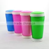 double wall plastic mug ,promotional advertising cup