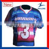 wholesale custom sublimation lacrosse jersey new design shirt