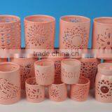 Ceramic Porcelain Cut Out Window T-light Holder thumbnail-1