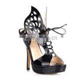 2015 Latest Design Lady Shoes Party Sexy Women High Heel Shoes Black Women Sandals thumbnail-1