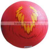 7# Colorful Adults Basketball/sport Rubber Basketball Made in China
