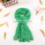 Fashion Green Color Winter Changeable Long Warm Stretchy Wrap Shawl Microfiber Magic Scarf