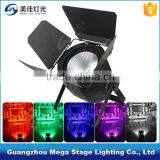 Led Profile Light Dmx 4in1 RGBW 100W COB High Power Led Par Light With Barndoors