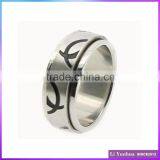 Stainless Steel Spinner Finger Men Rings thumbnail-1