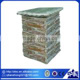 rustic natural slate corner wall cladding/wall panels/stone veneer