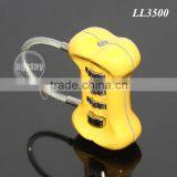 Cute Dog Bone Shaped Travel Luggage Three Codes Lock Suitcase Password Combination Lock Steel Wire Cipher Metal Digital Padlock thumbnail-5