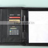 new design cheap A4 PU leather file folder for wholesale