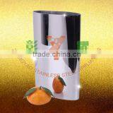 316 Oval Steel Tube in Mirror Finish