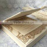 Fany Lace With Ivory Cardstock Handmade Wedding Invitations Card thumbnail-3