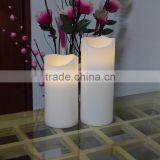hom dec candle light white candles with timer