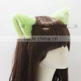 CAT Ears Hair Clip , White Lining, for Cosplay Costume Party Halloween thumbnail-6
