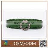 2016 Fashion Stylish PU Ladies Dress Belt for Woman With a Circle Metal Buckle thumbnail-1