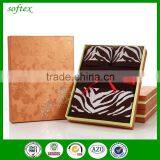 Zebra Bamboo Face Towel Bath Towel Gift Box Sets in Gift Box thumbnail-1