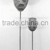 S/2 Metal Flower Sticks w/ Wire Holders