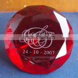 Crystal hemisphere, Crystal dome paperweight