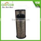 Stainless Steel Rubbish Bin/luxury Trash Can/hotel Trash Can/hotel Lobby Trash Can