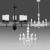 European simplism candle holder chandelier lamp for living room and hotel