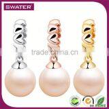 2016 Promotional Products Pink Pearl Bracelet Beads Charms