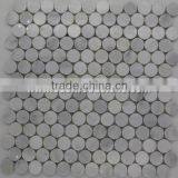 Bianco Carrara White Marble Mosaic Tile thumbnail-3
