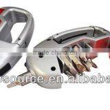 NEW! 8pcs Screwdriver With LED Torch Carabiner