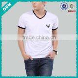 Wholesale V-neck Short Sleeve Men T-shirts (lyt010006) thumbnail-1
