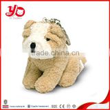 OEM factory supplier plush animal toy plush dog keychain