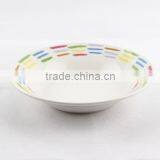 Factory Processing Custom Round Porcelain Soup Plate thumbnail-3