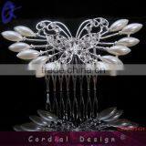 2013 Cheap Wholesale Fashion Jewelry Tiara Crown Rhinestone Hair Comb Accessory thumbnail-1