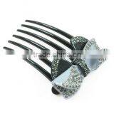 Fashion Rhinestone Insert Comb thumbnail-1
