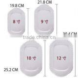 Ceramic White Rectangular Plate and Dish With 2 Handle thumbnail-3