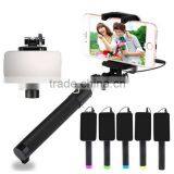2015 New Product Wireless Extendable Colorful Selfie Stick With Shutter thumbnail-2