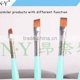 ANY Nail Art Gel Painting Wood Handle Flat Nail Art Gel Brush Nylon Hair thumbnail-5