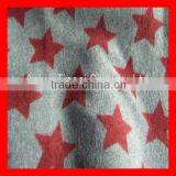 Melange Grey Printed Star Polar Fleece