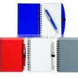 2012 Portable Metal Cover Mini Notepad With Ball Pen