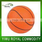 6.3CM Brown Squeeze Free Basketball PU Anti Stress Ball thumbnail-1
