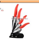 New High quality 3" 4" 5" 6" inch brand Fruit Kitchen Ceramic Knife Set + Acrylic Holder