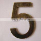 Bronze Plated Door Number for Office