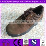 Brownish Yellow Nubuck Safety Shoes Sale for Men DSP20B