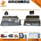 4-Channel SD Card GPS 4G Mobile DVR Recorder With RS232 / RJ45 Interface thumbnail-3