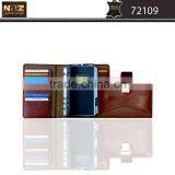 Leather Business Organizer for Office With Card Holder Pockets and Pen Holders